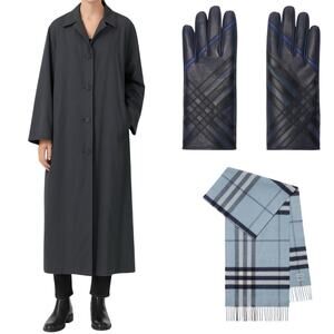 EUC- Vintage Burberry's Of London Graphite Maxi Overcoat